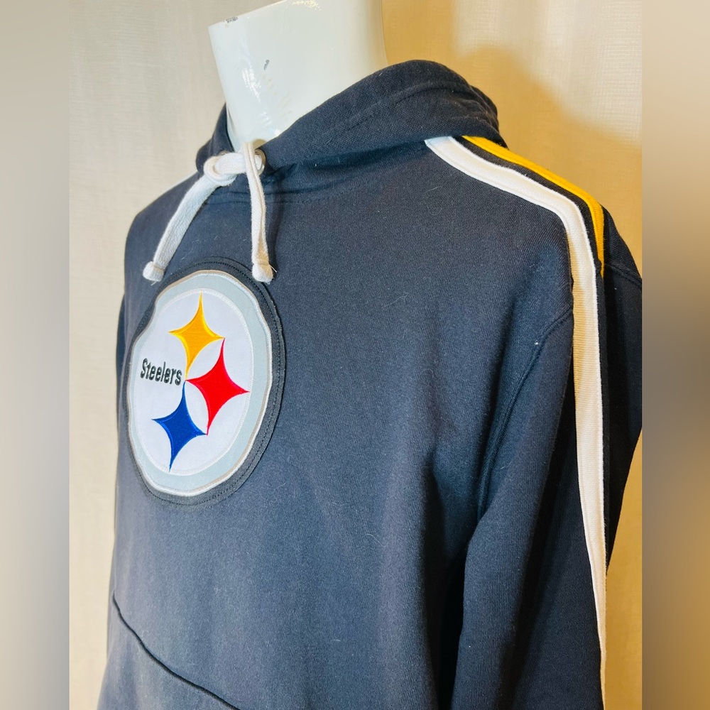 NFL Steelers blue cotton hoodie size L